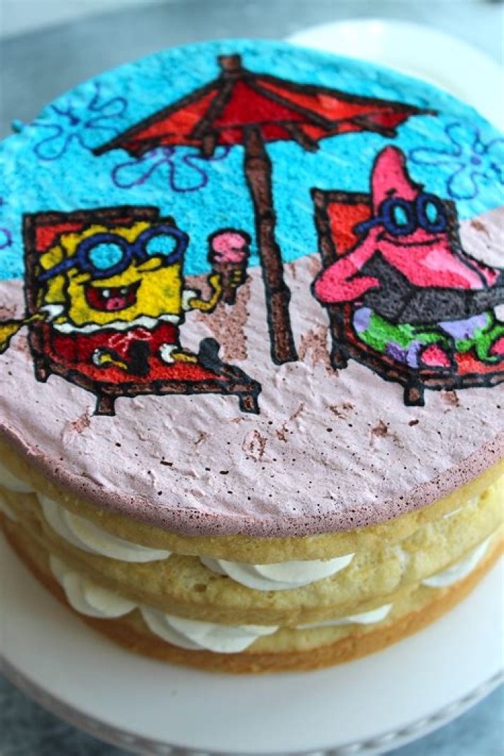 Chris sturniolo Spongebob birthday, Spongebob party, Spongebob painting