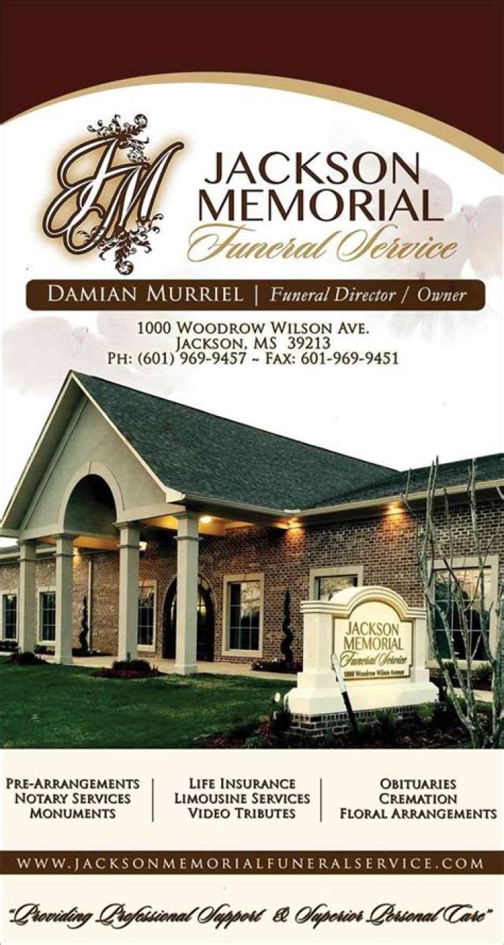Christians In Business Jackson Memorial Funeral Service Details