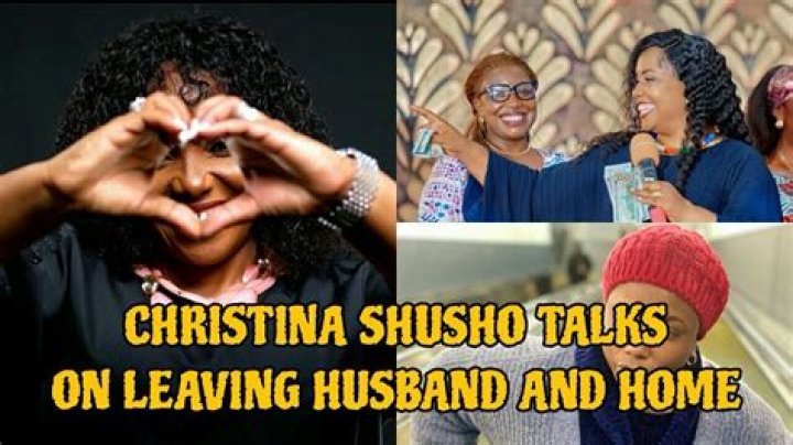 Christina Shusho left her husband and reveals why