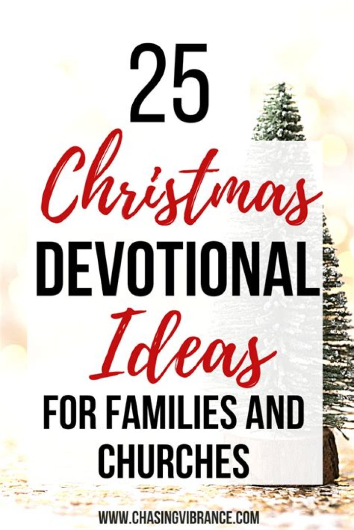christmas devotional