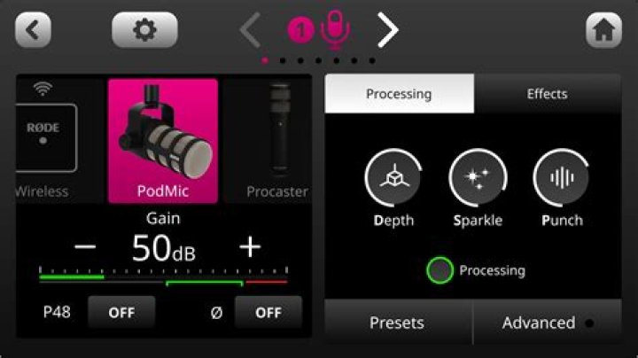 Common channel processing controls