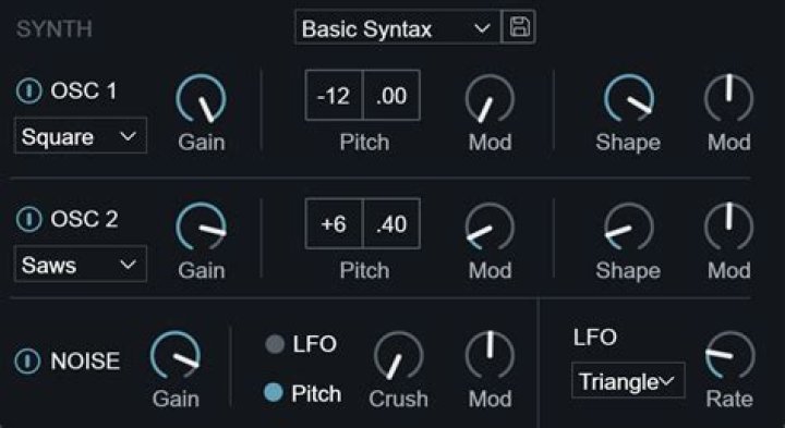 Compuvox Synth params