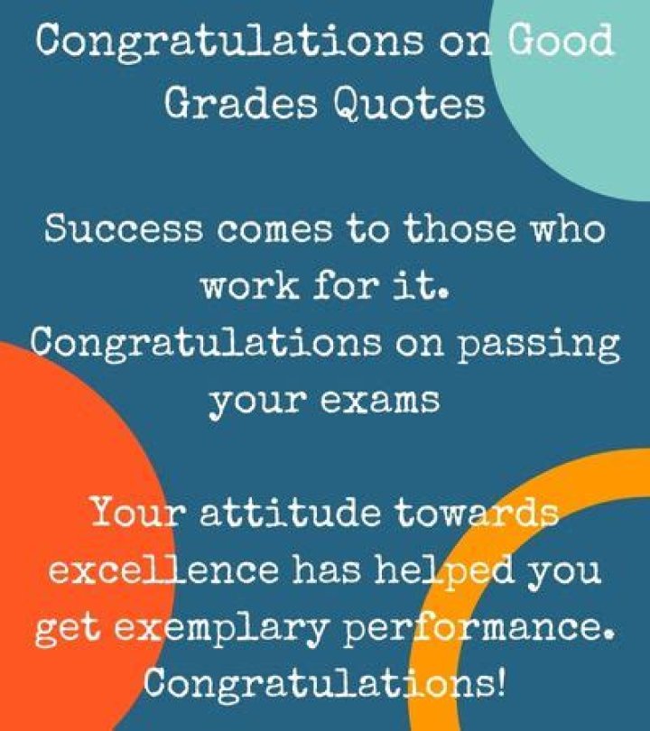 Congratulations Quotes For Good Grades. QuotesGram