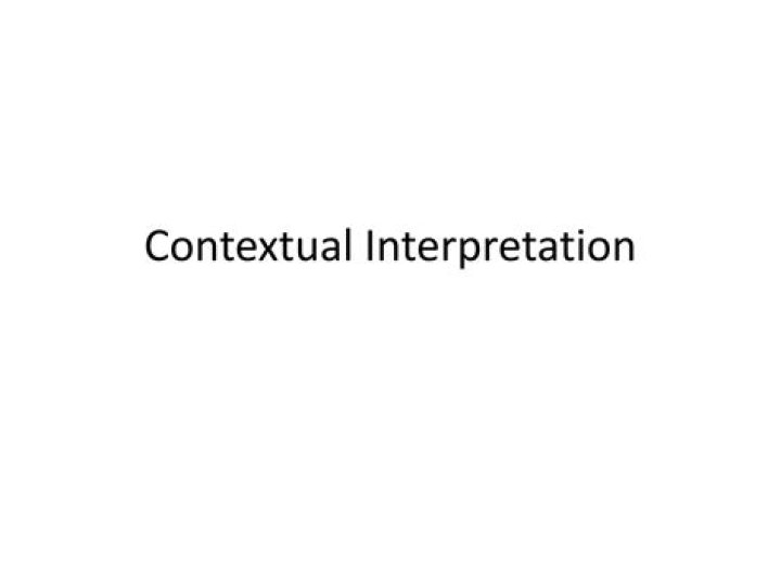 Contextual Interpretation, Fashytrend