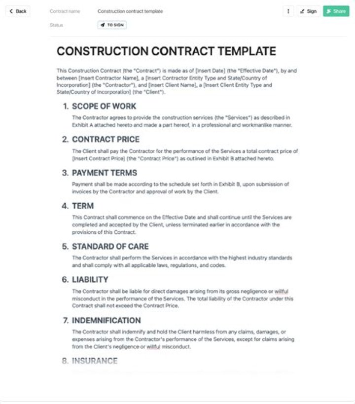 Contract, Gscone