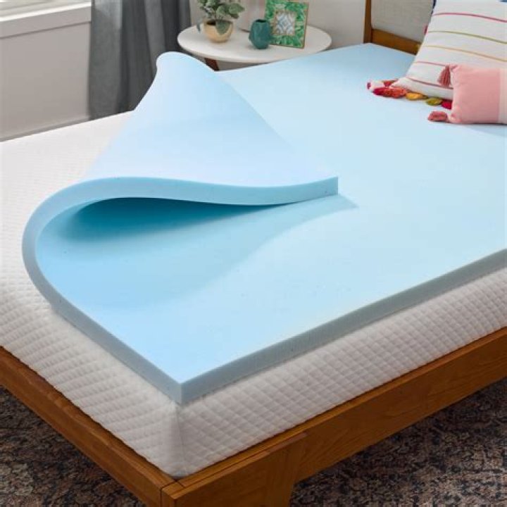 cooling wave memory foam mattress topper