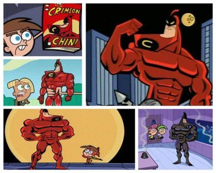 Crimson Chin Clipart Cartoon Character With Big Chin , Free