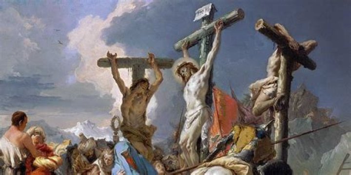 Crucifixion The division between God and man is torn