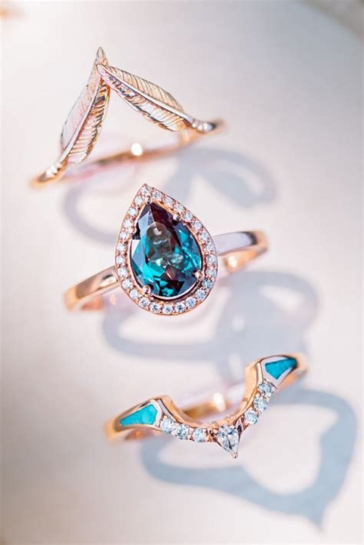 custom alexandrite engagement ring