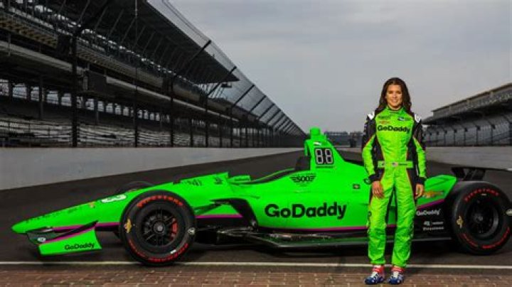 Danica Patrick unveils striking car paint scheme, firesuit she designed