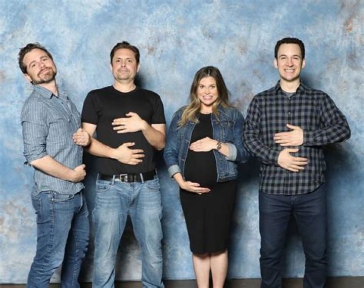 Danielle Fishel Shows Off Baby Bump with Boy Meets World Cast