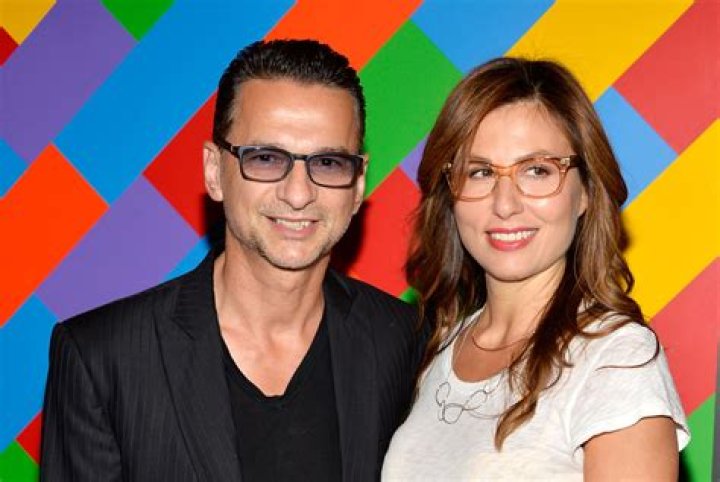 Dave Gahan, Jennifer SkliasGahan. Dave Gahan out in SoHo with wife
