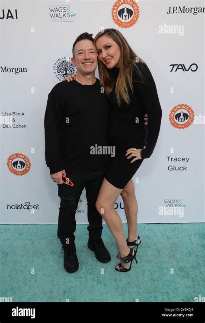 David Faustino & Wife Andrea at The WB Network's 2004 All Star Party at