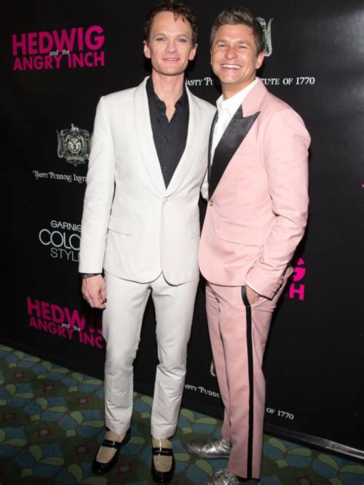 David Hyde Pierce and his partner Brian Hargrove attending the opening night of "La Cage Aux