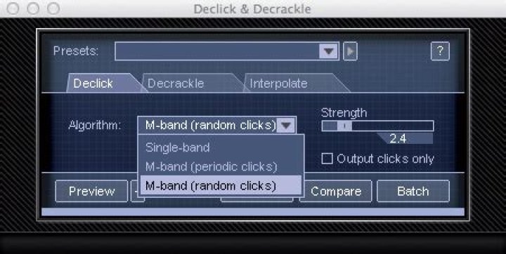 De-crackle Module