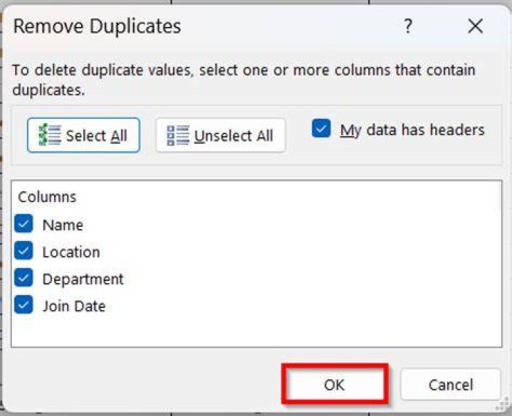 Delete Duplicates
