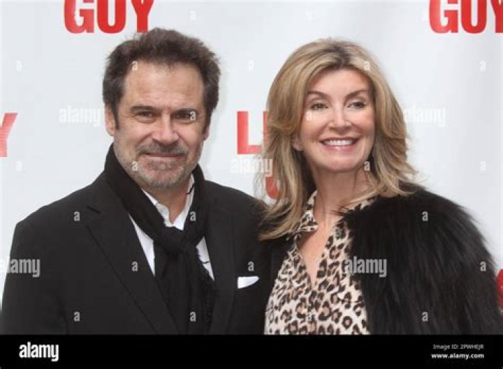 Dennis Miller and wife Carolyn Ali Espley arriving at the opening night