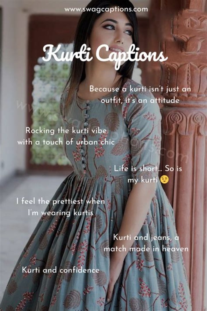 Discover 87+ kurti captions for instagram super hot POPPY