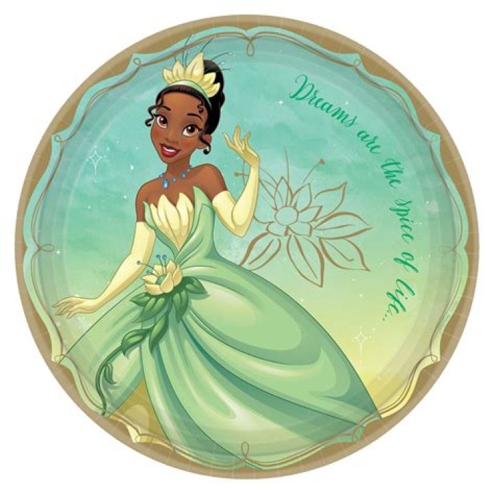 Disney Princess Tiana 9 Plate ubicaciondepersonas.cdmx.gob.mx