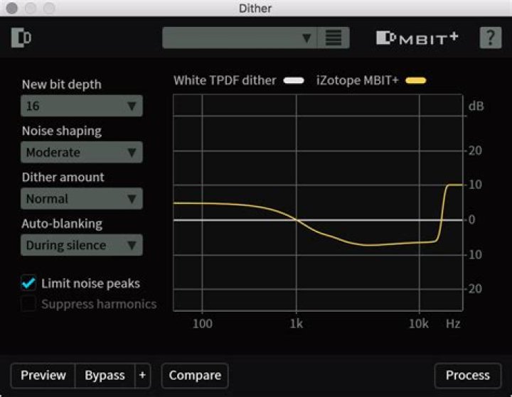 Dither interface