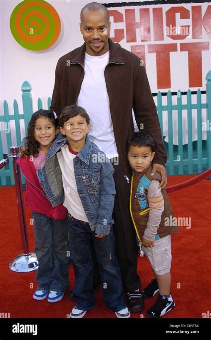 Donald Faison Family At Arrivals For Chicken Little Premiere The El