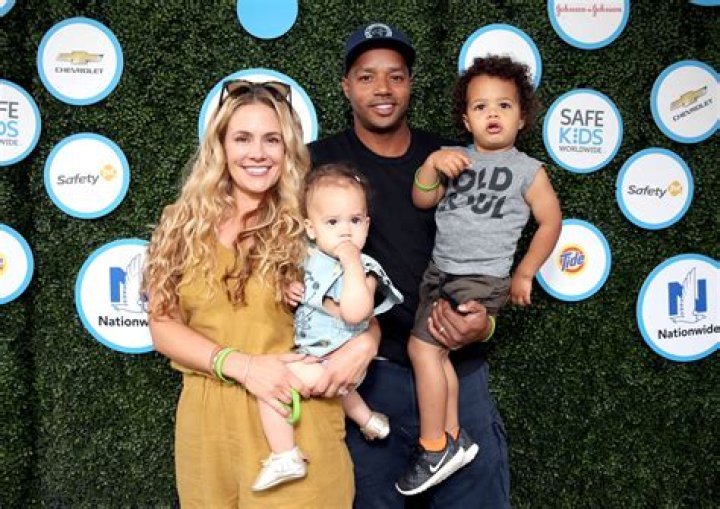 Donald Faison With Son Rocco at Safe Kids Day Event LA 2016 POPSUGAR