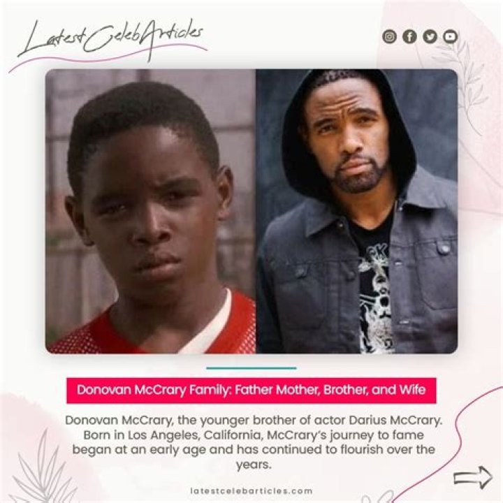 Donovan McCrary Belleville, Illinois, United States Professional
