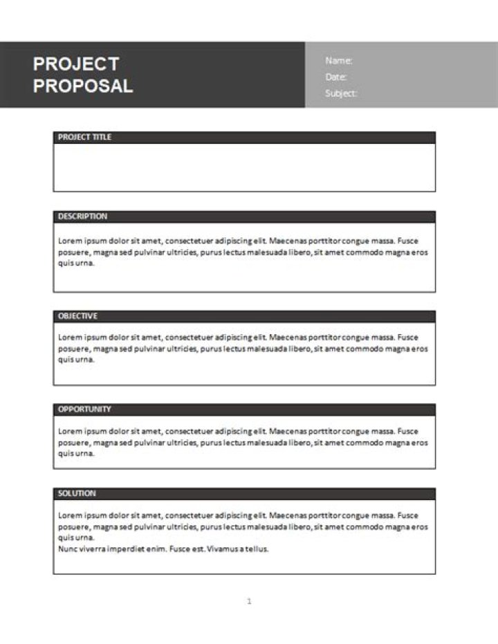 Download Project Proposal Template 24 Project Proposal Template Vrogue