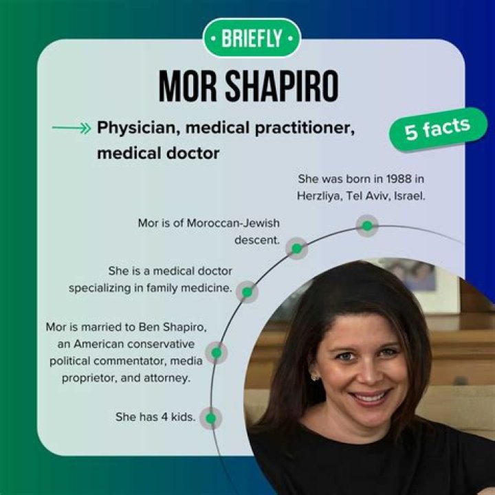Dr Mor Shapiro bio Interesting details about Ben Shapiro's wife