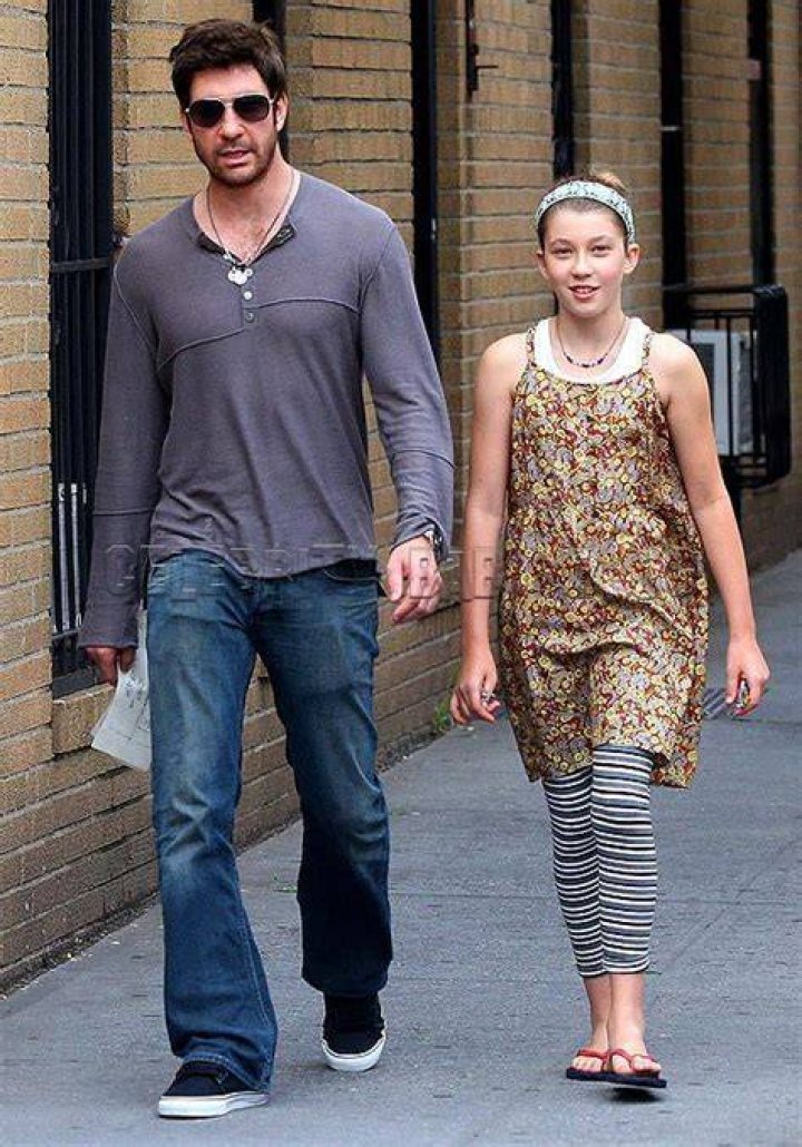 Dylan McDermott and daughter at the Premiere Screening of FX's AMERICAN
