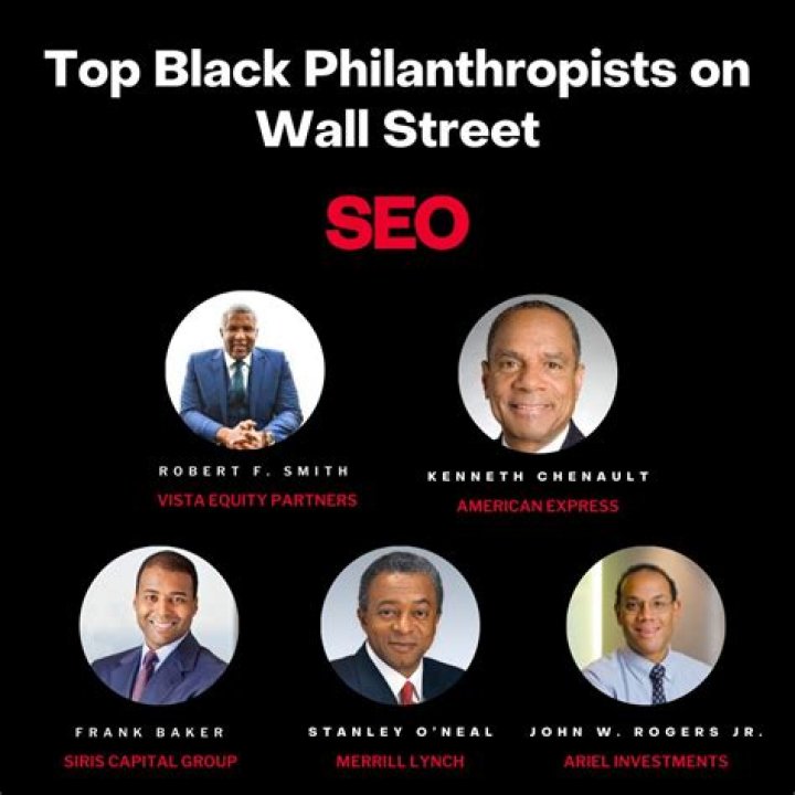 Eight Top Black Philanthropists on Wall Street Inside Philanthropy