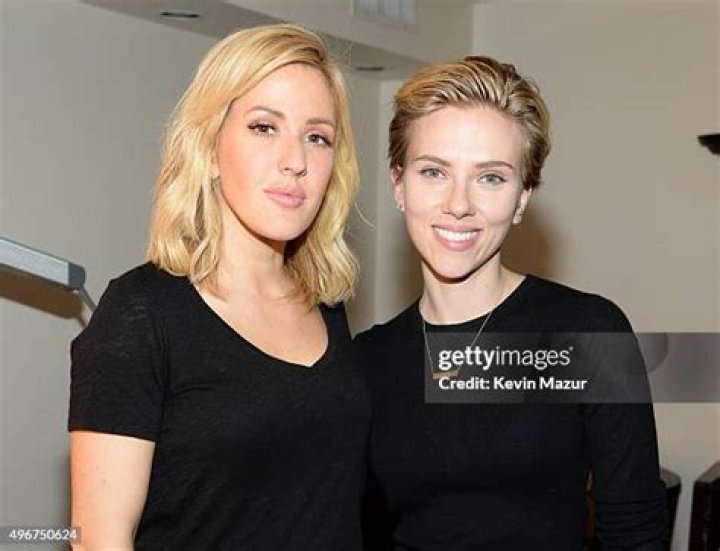 Ellie Goulding and Scarlett Johansson don matching black at New York