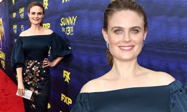 Emily Deschanel stuns at It's Always Sunny in Philadelphia premiere