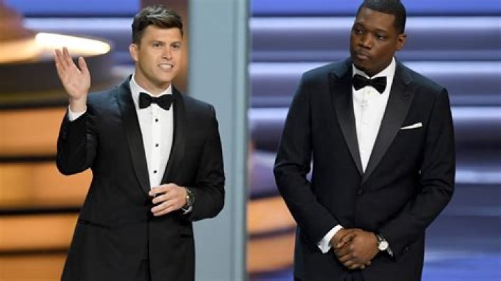 Emmys 2018 Watch Colin Jost and Michael Che&rsquo;s Opening Monologue
