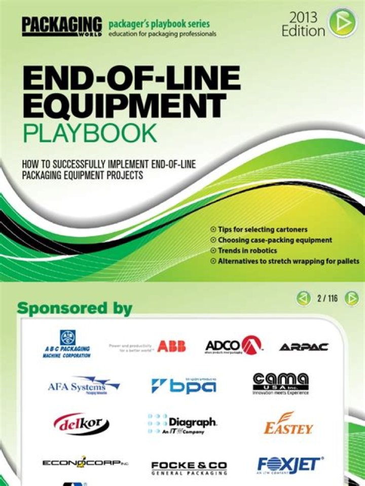 End of Line Equipment Playbook