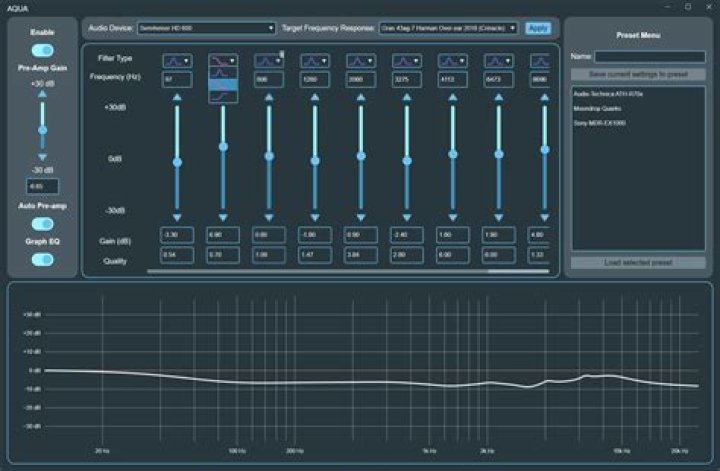 EQ Masking Meter Controls