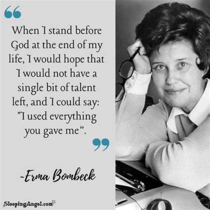 Erma Bombeck Quote &ldquo;My sister and I never engaged in sibling rivalry