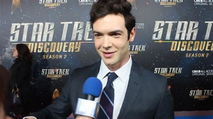 Ethan Peck Star Trek Discovery Spock Black Coat Black Leather Jacket