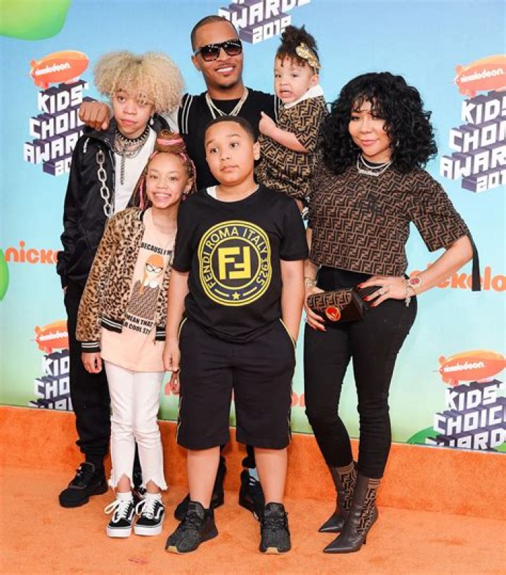 Family Slay! T.I. And Tiny Pose With All Their Kids For A Family Photo Shoot To Promote Their