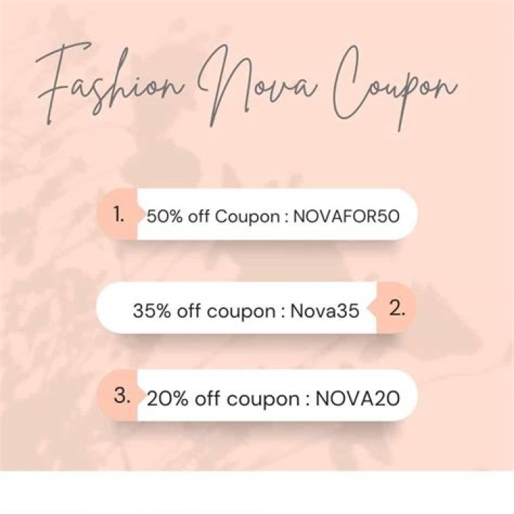 Fashion Nova Discount Codes 70 Off March 2024