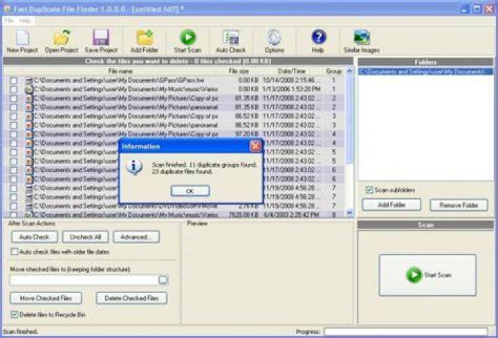 Fast Duplicate File Finder