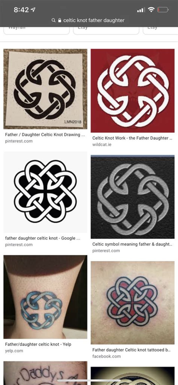 Father Daughter Celtic Knot, Father Daughter Tattoos, Tattoos For