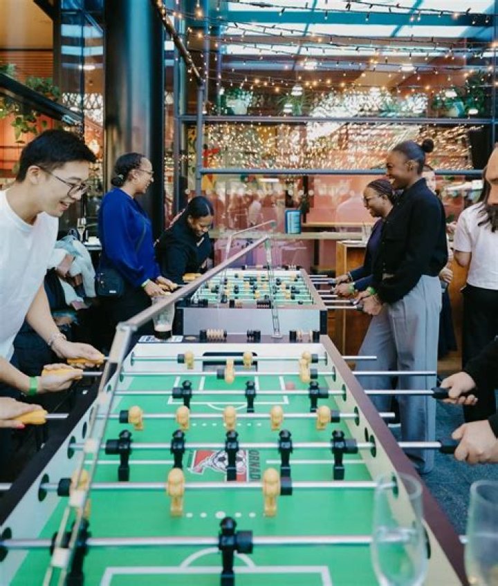 Foosball BQE Billiards Bar & Restaurant Jackson Heights