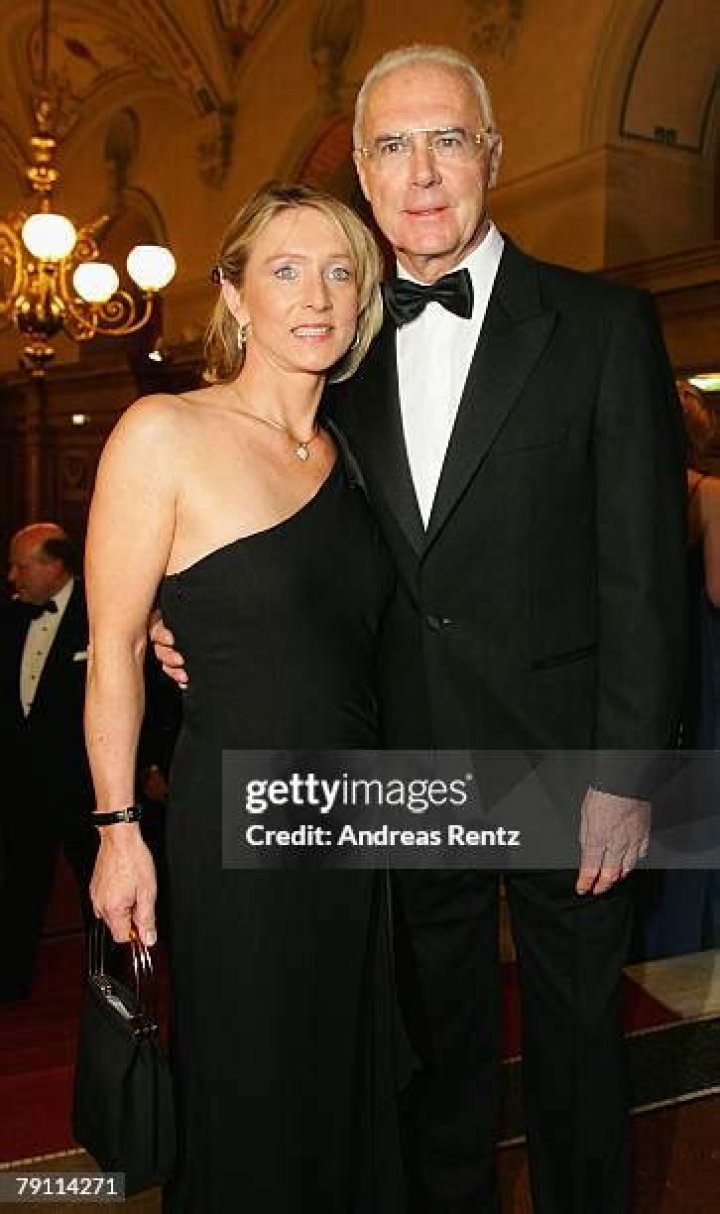 Franz Beckenbauer And His Wife Heidi And Their Son Joel Beckenbauer