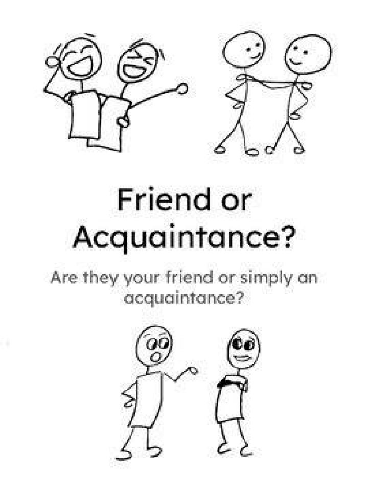 Friend Or Acquaintance, Gscseven