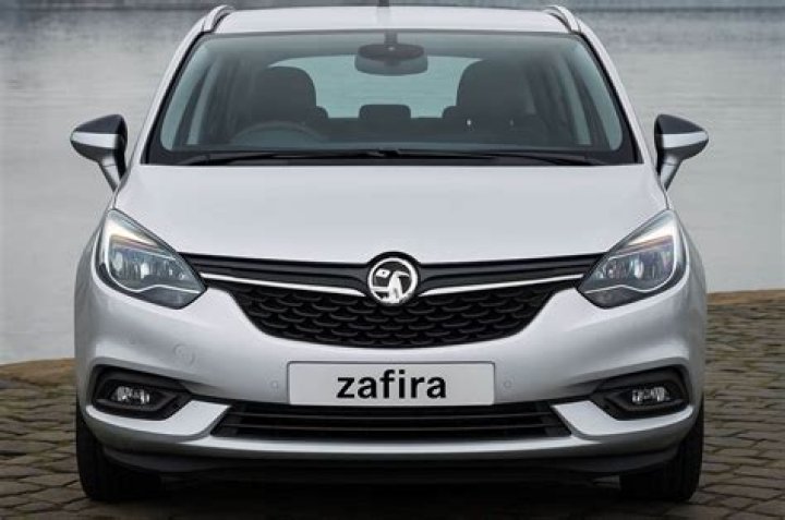 Front of a Vauxhall Ampera hybrid car