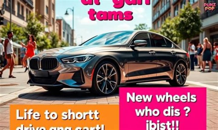 Funny New Car Captions for Instagram