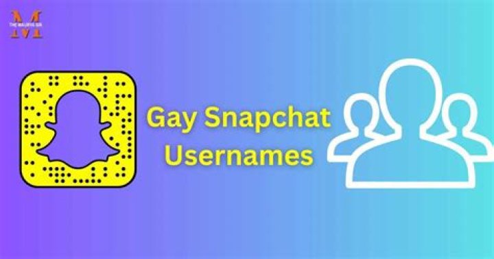 Gay snapchat names and usernames
