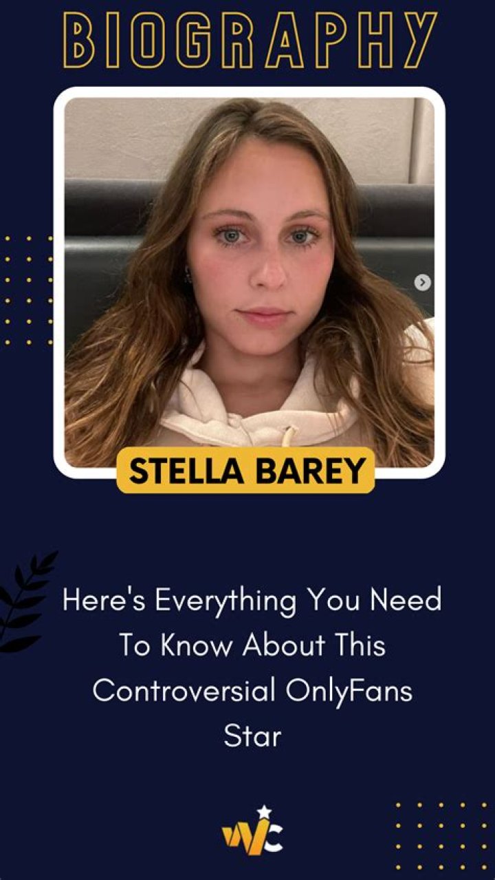 Get To Know Stella Barey, The Controversial OnlyFans Star And 6 Uncanny