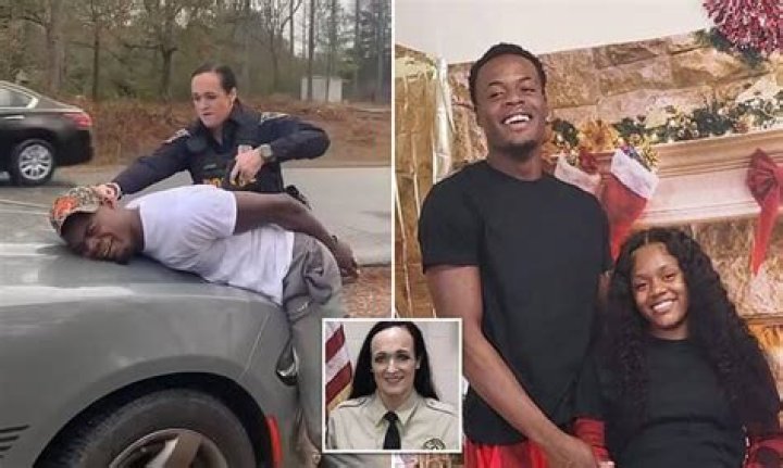 Girlfriend of black Alabama man Micah Washington who burst into tears